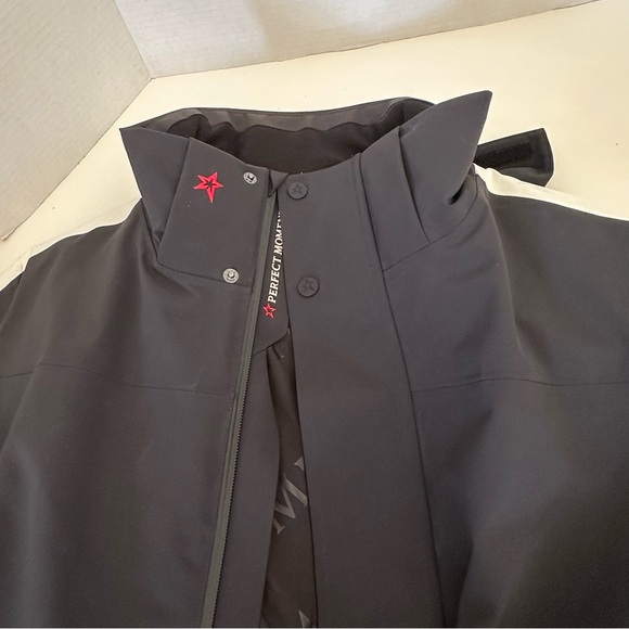 Perfect Moment Black and White Chevron Ski Jacket - Picture 5 of 16